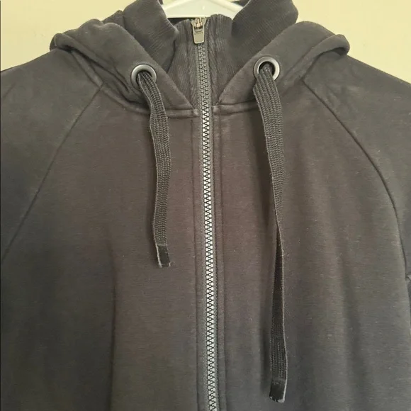 Athleta Fleece Zip Hoodie Jacket XSP - Picture 3 of 6